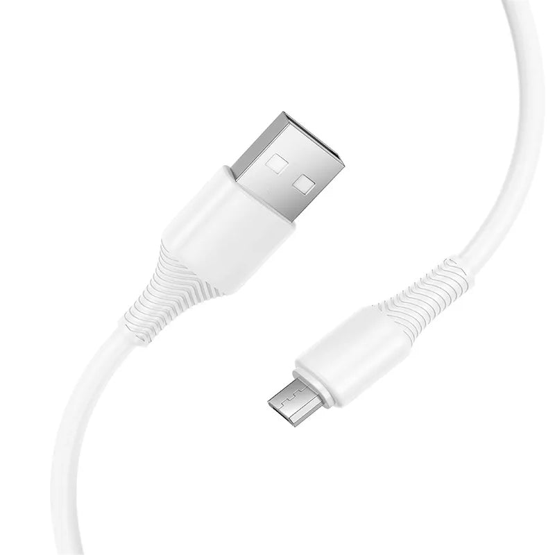 Cavo Dati e Ricarica USB-A - microUSB HOCO X120, 18W, 1m, Bianco