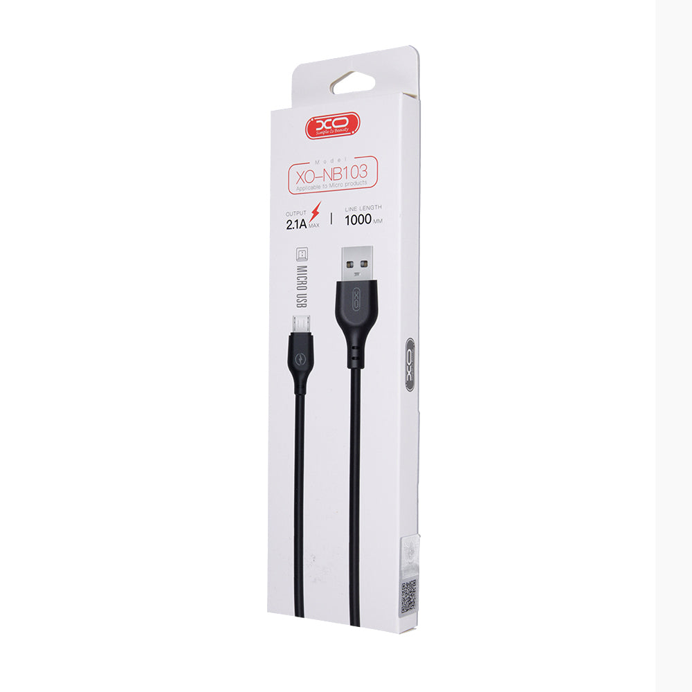 Cavo Dati e Ricarica USB-A - microUSB XO Design NB103, 18W, 1m, Nero