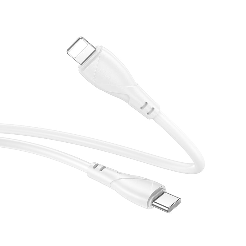 Cavo Dati e Ricarica USB-C - Lightning Borofone BX121 Energy, 27W, 1m, Bianco