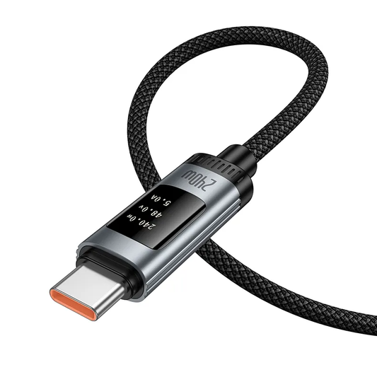 Cavo Dati e Ricarica USB-C - USB-C HOCO Display U148, 240W, 1.2m, Nero