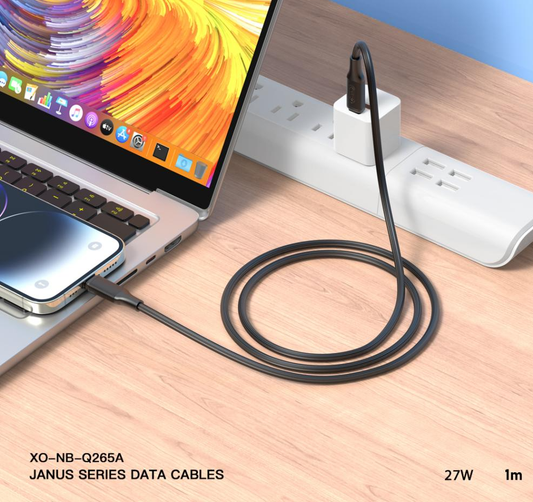 Cavo Dati e Ricarica USB-C - Lightning XO Design NB-Q265A, 27W, 1m, Nero