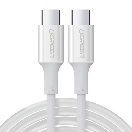 Cavo Dati e Ricarica USB-C - USB-C UGREEN US300, 100W, 2m, Bianco