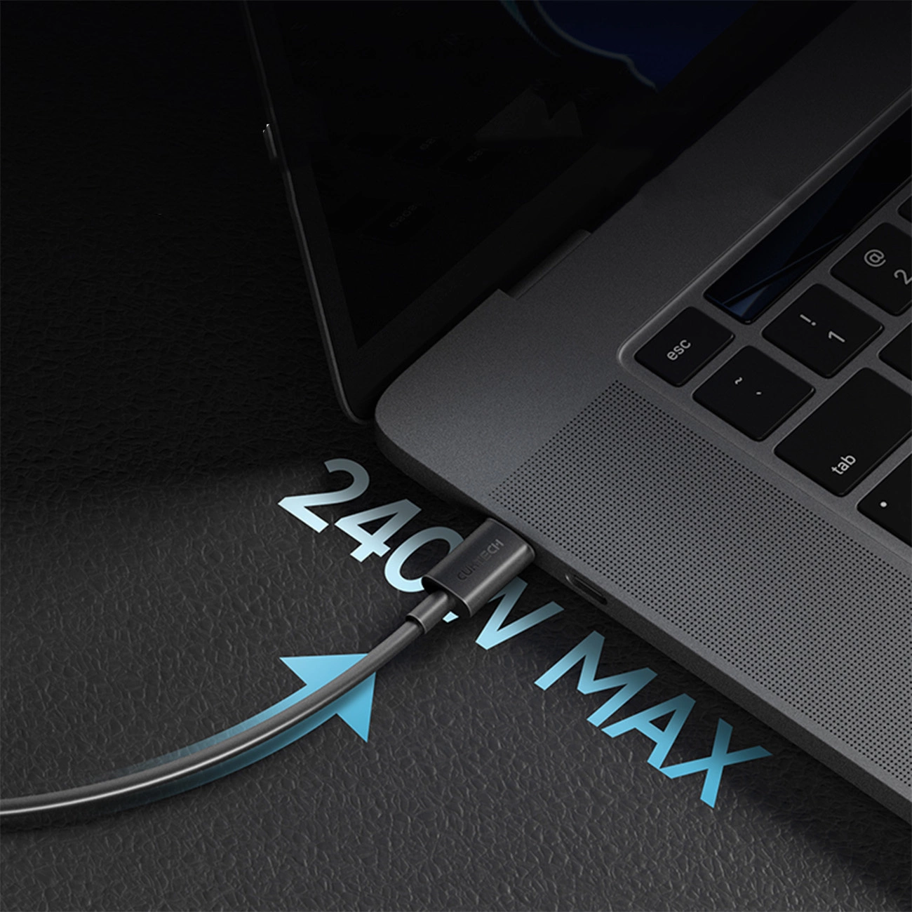 Cavo Dati e Ricarica USB-C - USB-C Cuktech, 240W, 1.5m, Nero CKCTC615NCBK