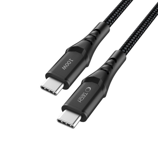 Cavo Dati e Ricarica USB-C - USB-C Tech-Protect UB11T Ultraboost, 100W, 2m, Nero