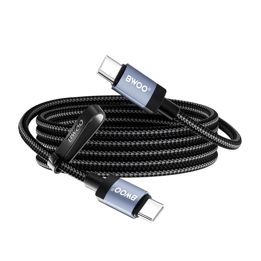 Cavo Dati e Ricarica USB-C - USB-C BWOO BO-X401CC, 65W, 1m, Nero
