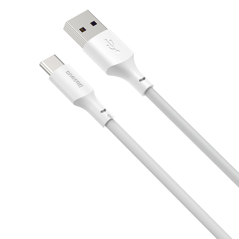 Cavo Dati e Ricarica USB-A - USB-C Baseus, 40W, 1.5m, Set 2 pezzi, Bianco TZCATZJ-02