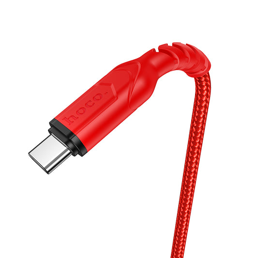 Cavo Dati e Ricarica USB-A - USB-C HOCO X59 Victory, 18W, 1m, Rosso