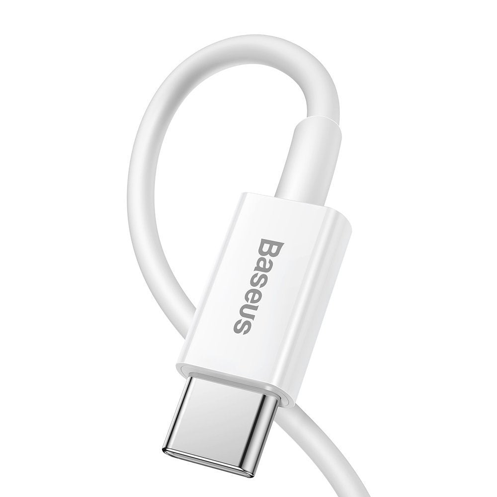 Cavo Dati e Ricarica USB-C - Lightning Baseus Superior Series, 20W, 0.25m, Bianco CATLYS-02