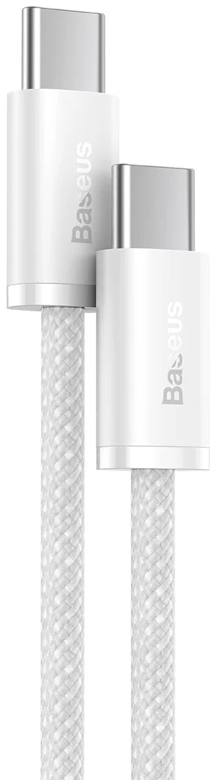 Cavo dati e ricarica USB-C - USB-C Serie Baseus Dynamic, 100W, 1m, bianco CALD000202