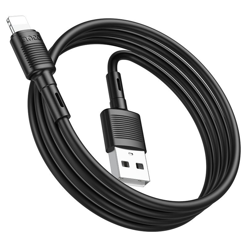 Cavo Dati e Ricarica USB-A - Lightning HOCO X83 Victory, 18W, 1m, Nero