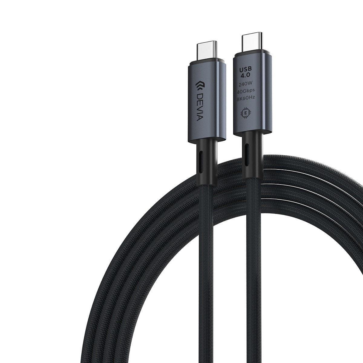 Cavo Dati e Ricarica USB-C - USB-C DEVIA EC641, 240W, 1m, Nero