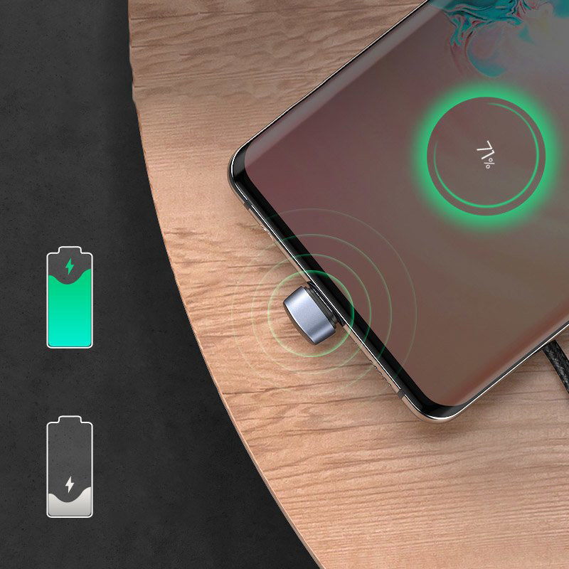 Cavo dati e ricarica USB-A - USB-C UGREEN US311 angolato, 18W, 1m, grigio