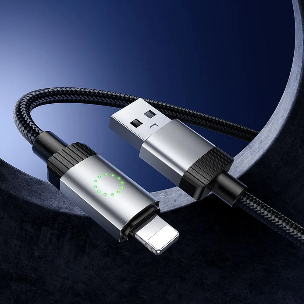 Cavo Dati e Ricarica USB-A - Lightning HOCO X117, 18W, 1m, Nero
