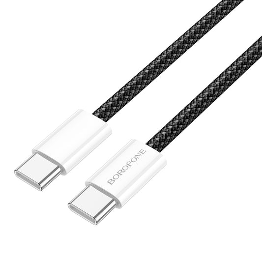 Cavo Dati e Ricarica USB-C - USB-C Borofone BX103 Originale, 60W, 1m, Nero