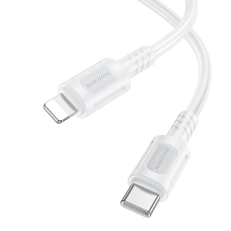 Cavo Dati e Ricarica USB-C - Lightning Borofone BX111 Feliz, 27W, 1m, Bianco