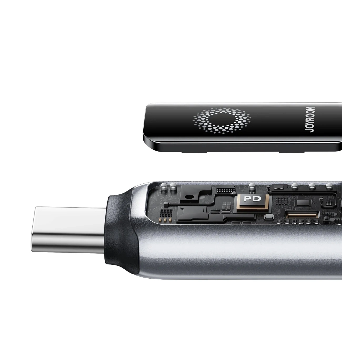Cavo Dati e Ricarica USB-C - Lightning Joyroom S-A55 StarFlight Display, 30W, 1.2m, Nero