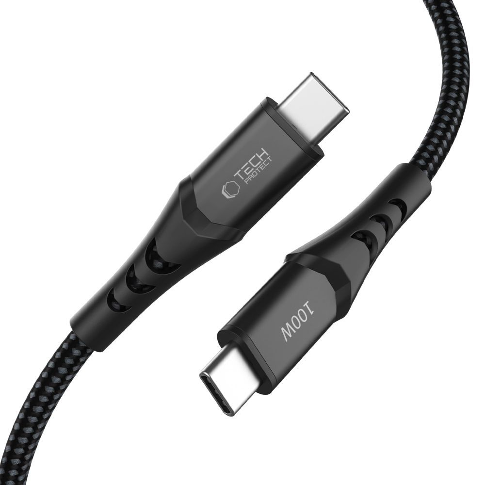 Cavo Dati e Ricarica USB-C - USB-C Tech-Protect UB11T Ultraboost, 100W, 2m, Nero