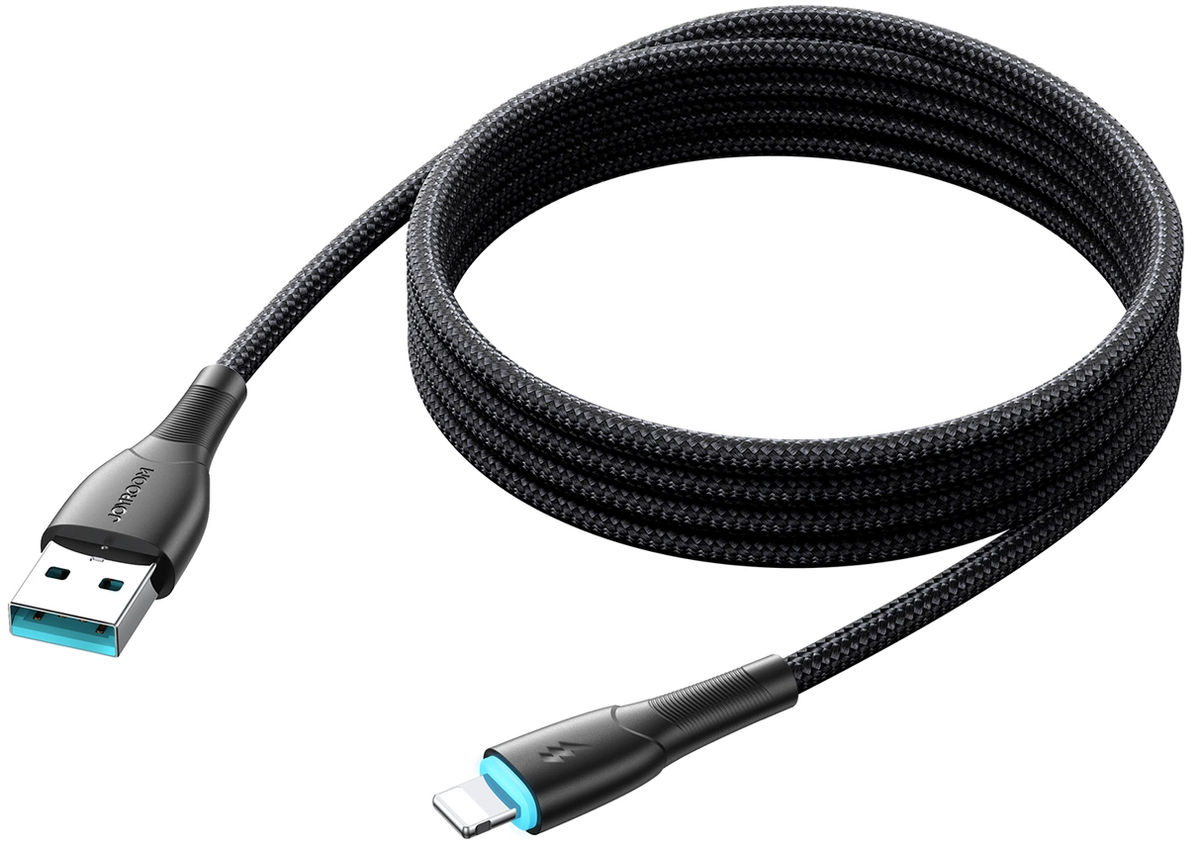 Cavo dati e ricarica USB-A - Lightning Joyroom SA32-AL3, 18 W, 1 m, nero