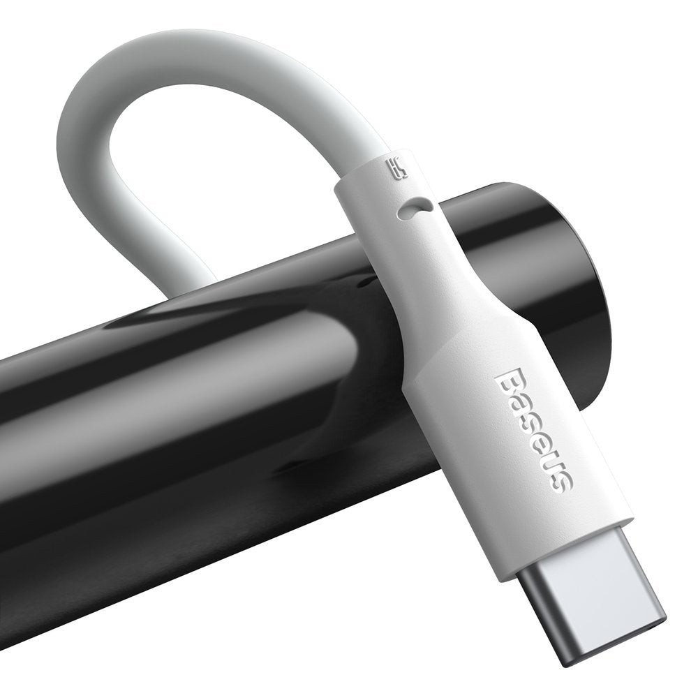 Cavo Dati e Ricarica USB-A - USB-C Baseus, 40W, 1.5m, Set 2 pezzi, Bianco TZCATZJ-02