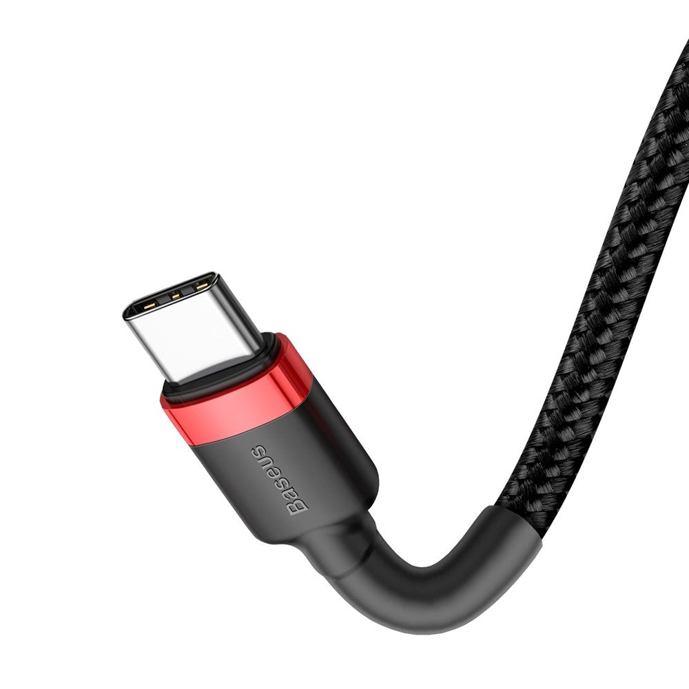 Cavo dati e ricarica USB-C - USB-C Baseus Cafule, 60W, 2m, rosso CATKLF-H91