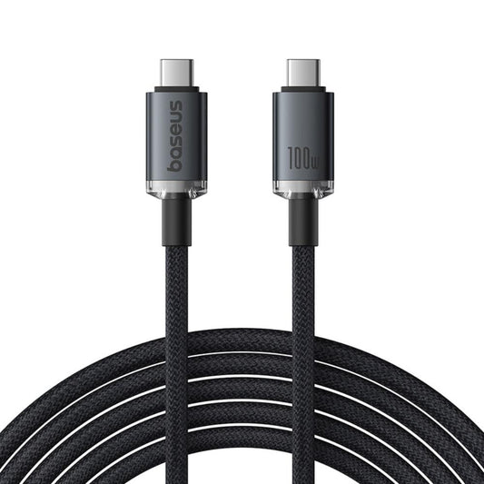 Cavo Dati e Ricarica USB-C - USB-C Baseus Crystal Shine Series, 100W, 20Gbps, 1.5m, Nero P10318204111-00