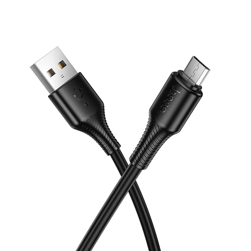 Cavo Dati e Ricarica USB-A - microUSB HOCO X120, 18W, 1m, Nero