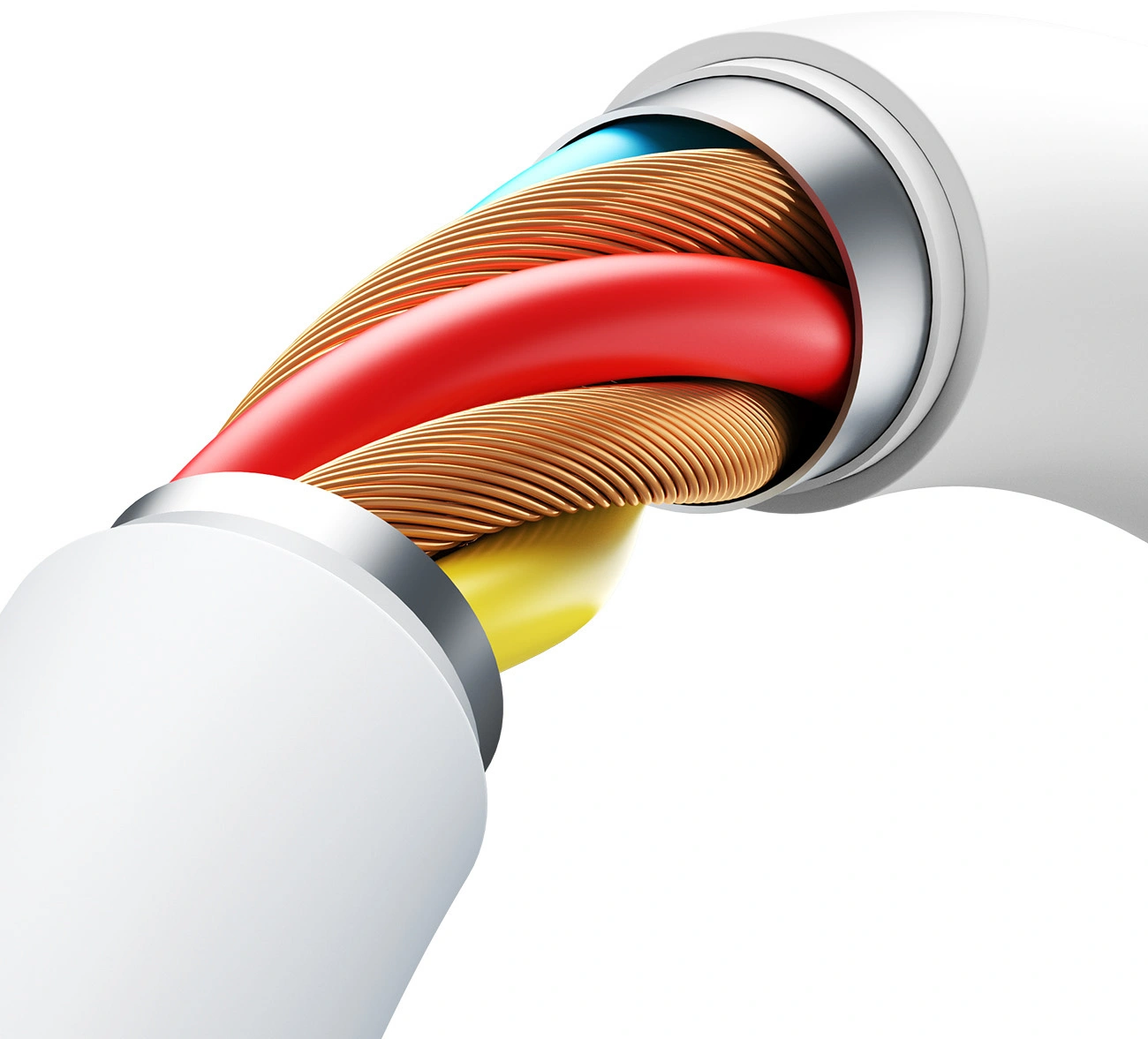Cavo Dati e Ricarica USB-C - USB-C Joyroom S-A62 Lively, 60W, 1,2m, Bianco