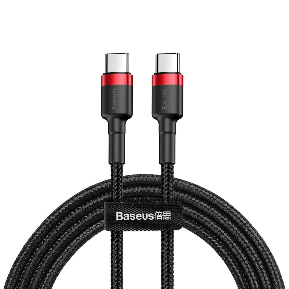 Cavo dati e ricarica USB-C - USB-C Baseus Cafule, 60W, 2m, rosso CATKLF-H91