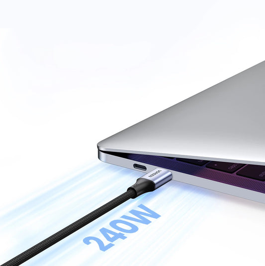 Cavo dati e ricarica USB-C - USB-C UGREEN US535, 240W, 2m, Grigio
