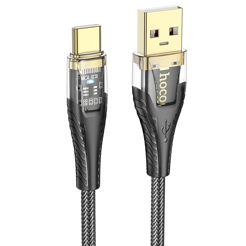 Cavo Dati e Ricarica USB-A - USB-C HOCO U121, 18W, 1.2m, Nero