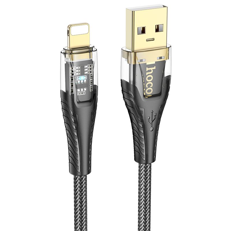 Cavo Dati e Ricarica USB-A - Lightning HOCO U121, 18W, 1.2m, Nero