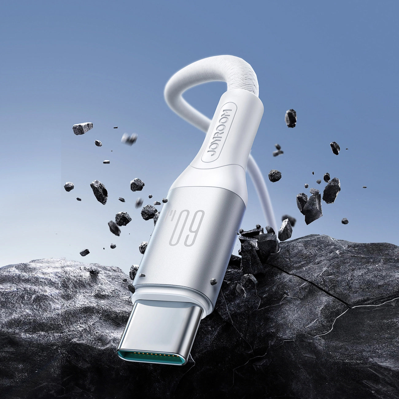 Cavo Dati e Ricarica USB-C - USB-C Joyroom S-A28 Flash, 60W, 1m, Bianco