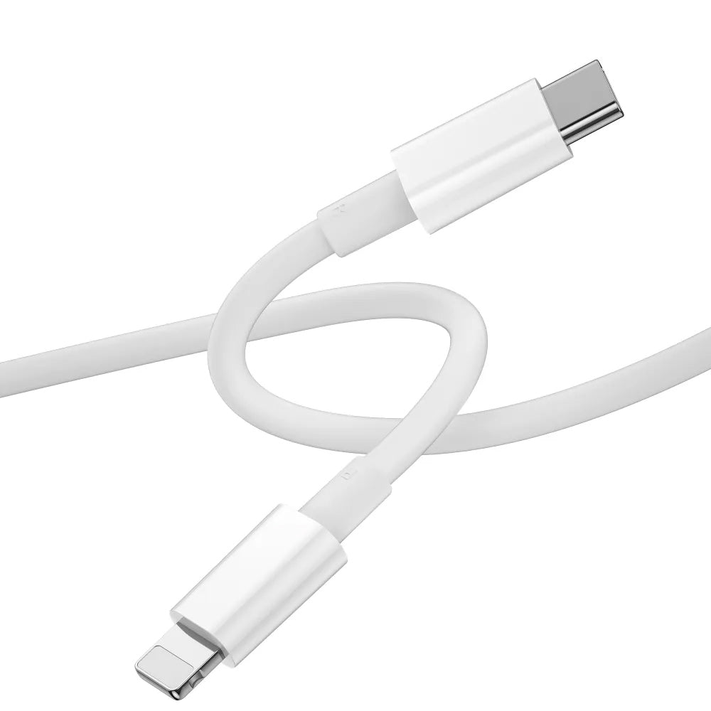 Cavo Dati e Ricarica USB-C - Lightning WiWu Wi-C008, 30W, 1.2m, Bianco