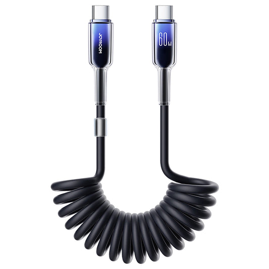 Cavo Dati e Ricarica USB-C - USB-C Joyroom S-A43 Crystal, 60W, 1.5m, Nero