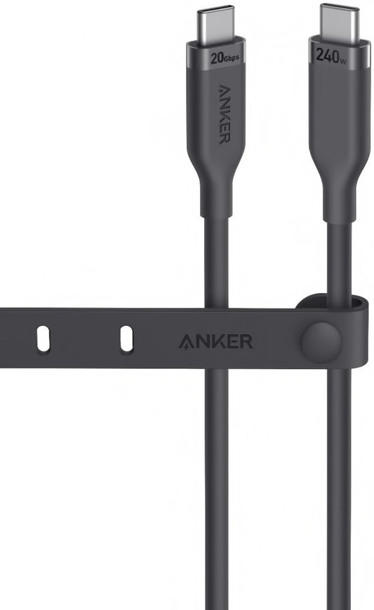 Cavo dati e ricarica USB-C - USB-C Anker, 240W, 0,9m, nero A80N1H11
