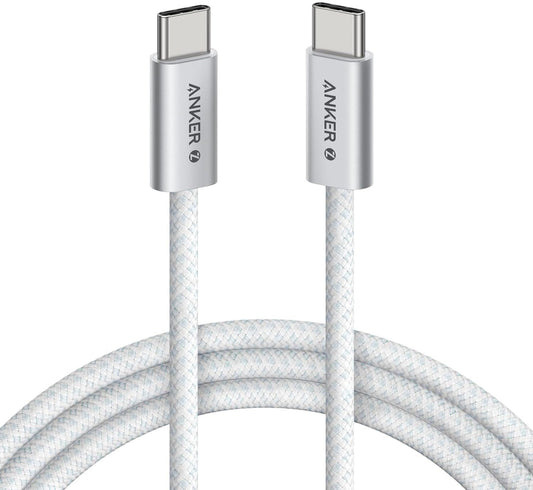 Cavo Dati e Ricarica USB-C - USB-C Anker Zolo, 240W, 1m, Bianco A8060H21