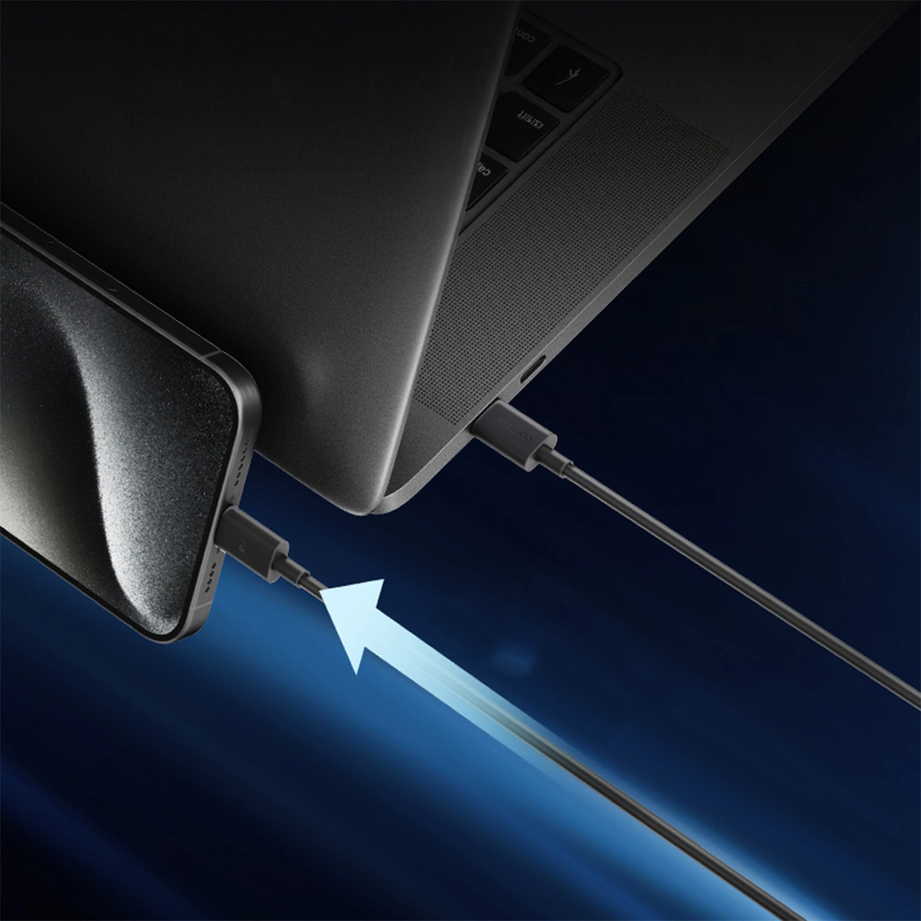 Cavo Dati e Ricarica USB-C - USB-C Cuktech, 240W, 1.5m, Nero CKCTC615NCBK