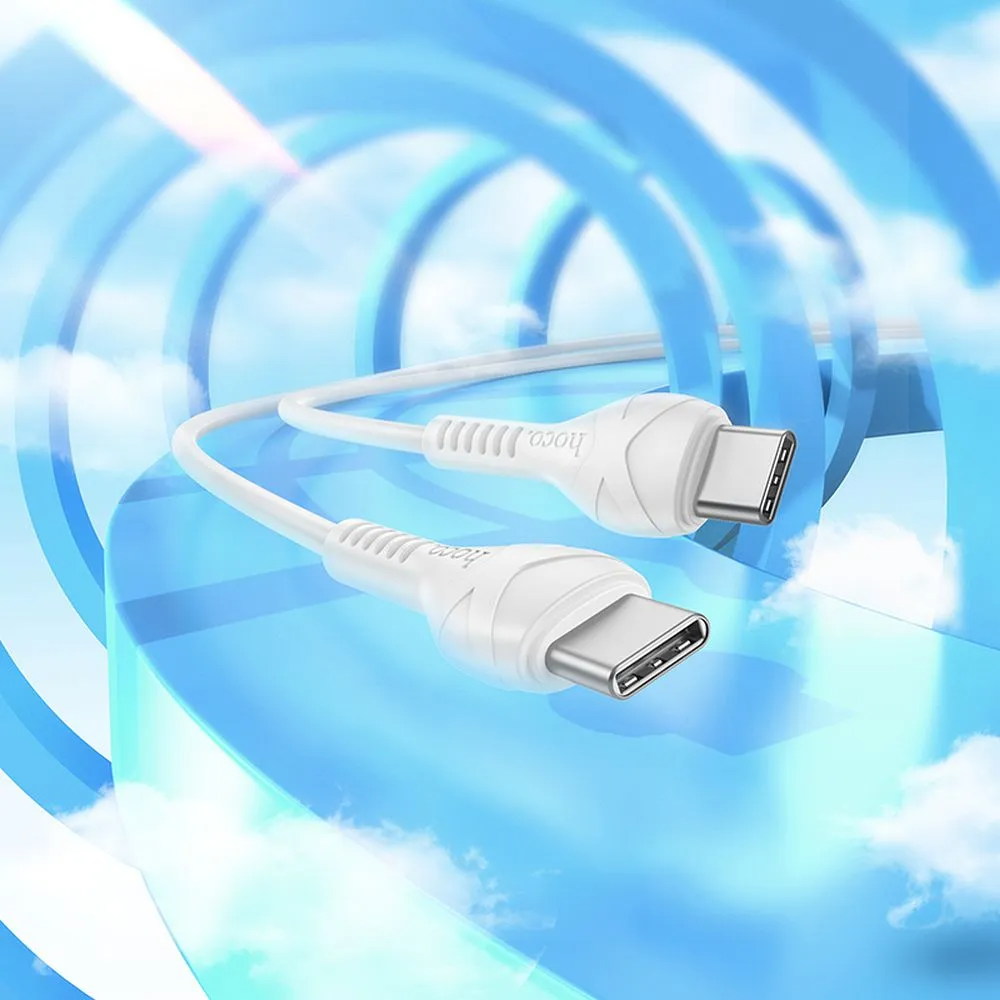 Cavo Dati e Ricarica USB-C - USB-C HOCO X37, 60W, 1m, Bianco