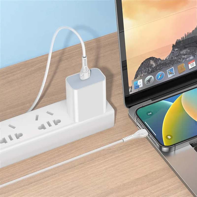 Cavo Dati e Ricarica USB-C - Lightning HOCO X37, 27W, 1m, Bianco