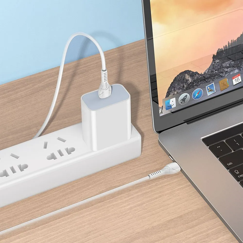 Cavo Dati e Ricarica USB-C - USB-C HOCO X37, 60W, 1m, Bianco