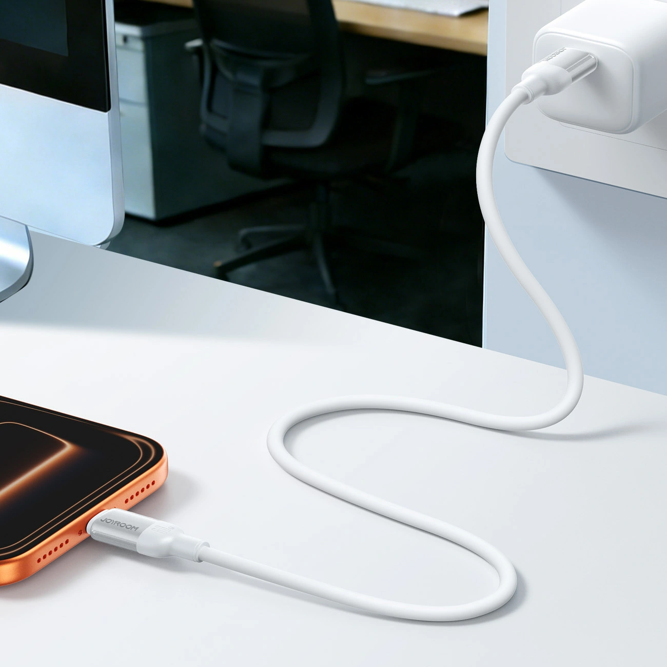 Cavo Dati e Ricarica USB-C - USB-C Joyroom S-A62 Lively, 60W, 1,2m, Bianco