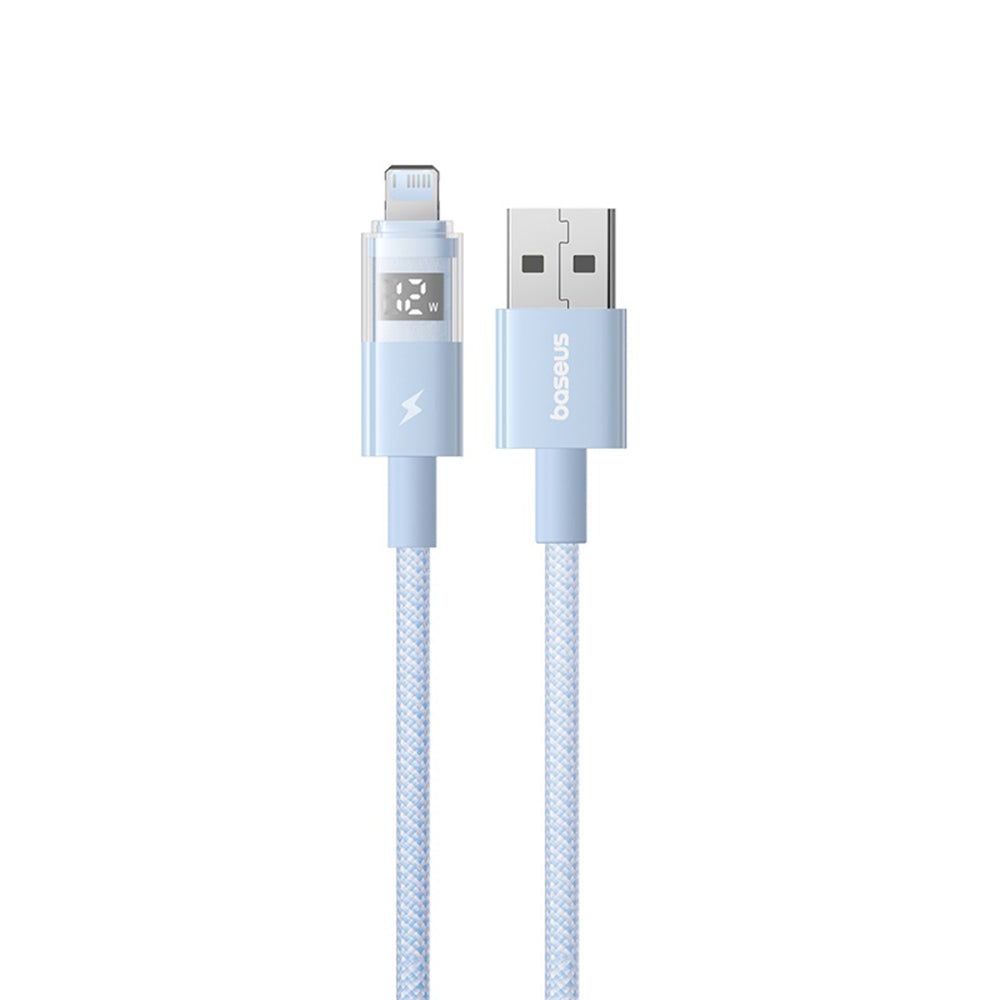 Cavo Dati e Ricarica USB-A - Lightning Baseus Display 2, 12W, 2m, Blu P10382700311-01