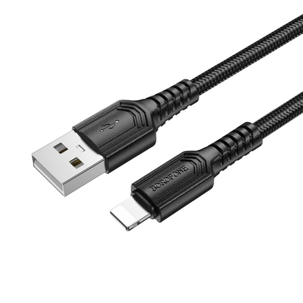 Cavo Dati e Ricarica USB-A - Lightning Borofone BX116 Certain, 18W, 1m, Nero