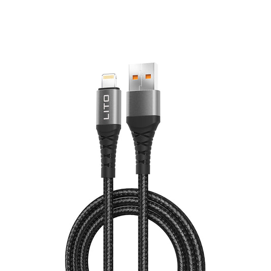 Cavo Dati e Ricarica USB-A - Lightning Lito LD08L, 18W, 1m, Nero
