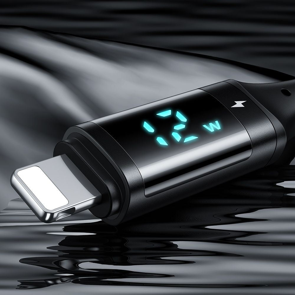 USB-A to Lightning McDodo CA-1060 Data and Charging Cable, 12W, 1.2m, Black