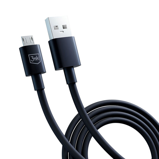 Cavo Dati e Ricarica USB-A - microUSB 3MK Hyper, 18W, 1.2m, Nero