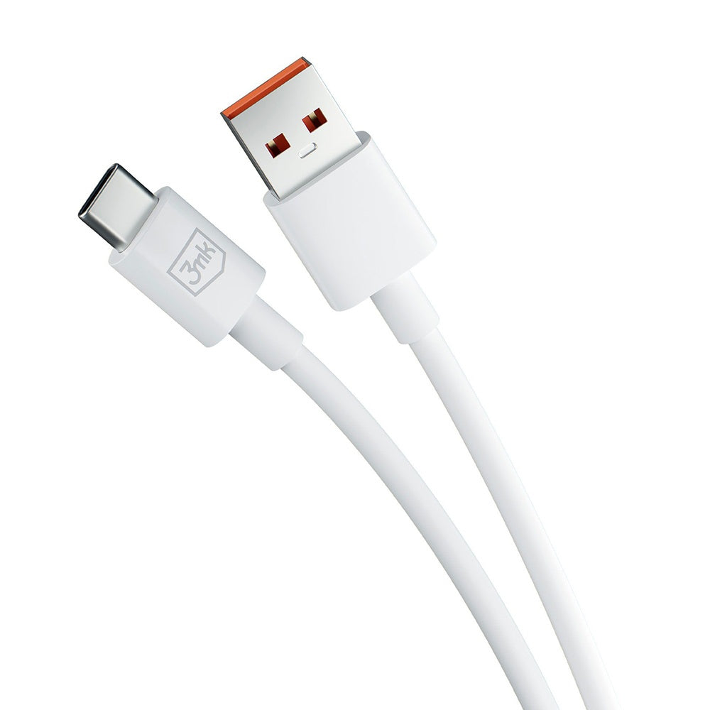 Cavo Dati e Ricarica USB-A - USB-C 3MK Hyper, 60W, 1.2m, Bianco