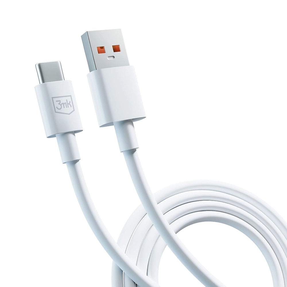 Cavo Dati e Ricarica USB-A - USB-C 3MK Hyper, 60W, 1.2m, Bianco