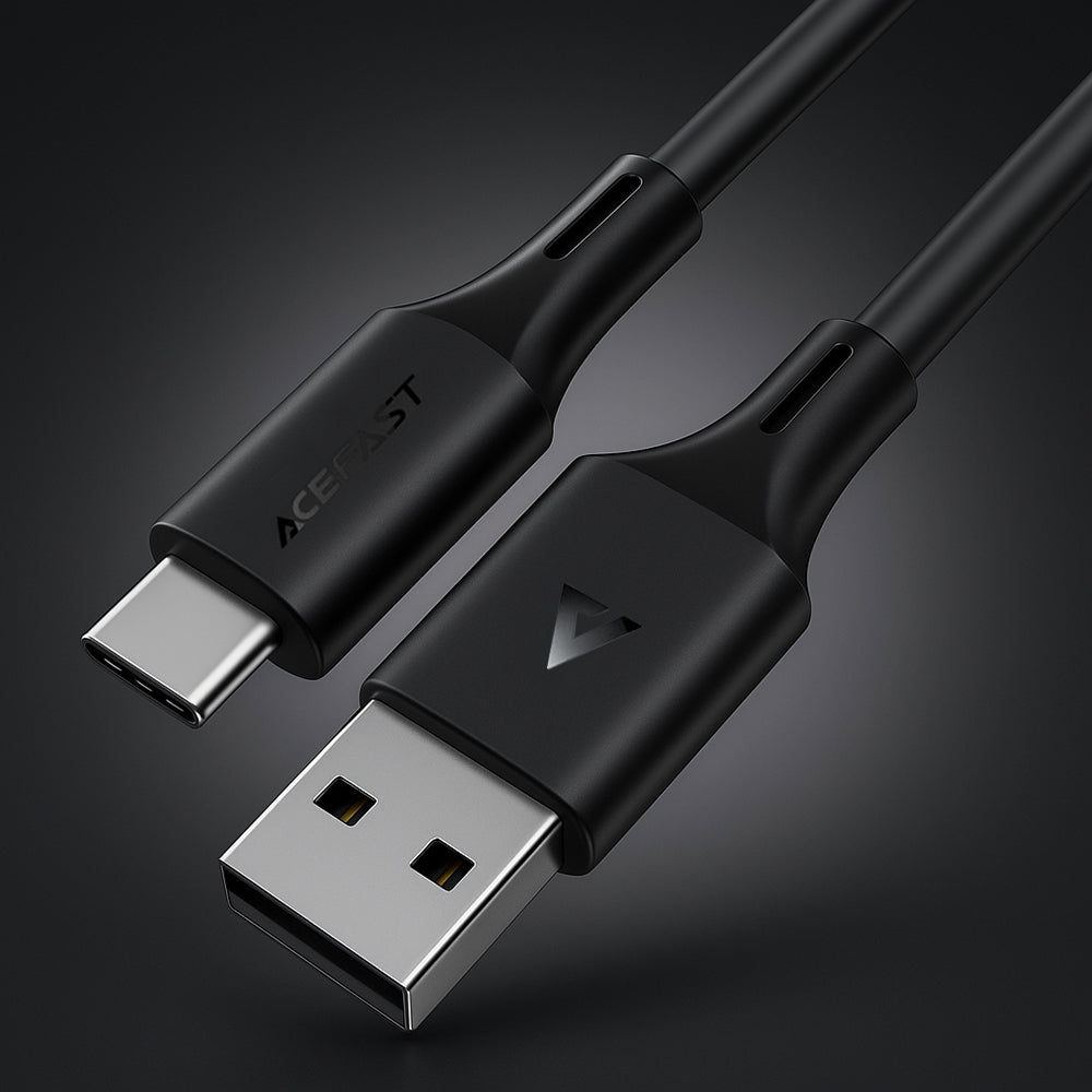Cavo Dati e Ricarica USB-A - USB-C Acefast C17-04, 18W, 1.2m, Nero