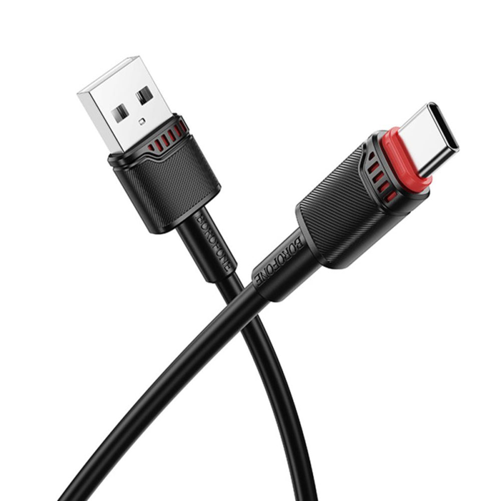 Cavo Dati e Ricarica USB-A - USB-C Borofone BX110 Beneficio, 18W, 1m, Nero